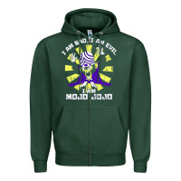 Sports Green i am mojo jojo Zipper Hoodie - artisFamous