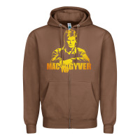 Chestnut macgyver actor movie Zipper Hoodie - artisFamous