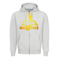 Dove Grey macgyver actor movie Zipper Hoodie - artisFamous
