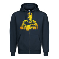 Navy macgyver actor movie Zipper Hoodie - artisFamous