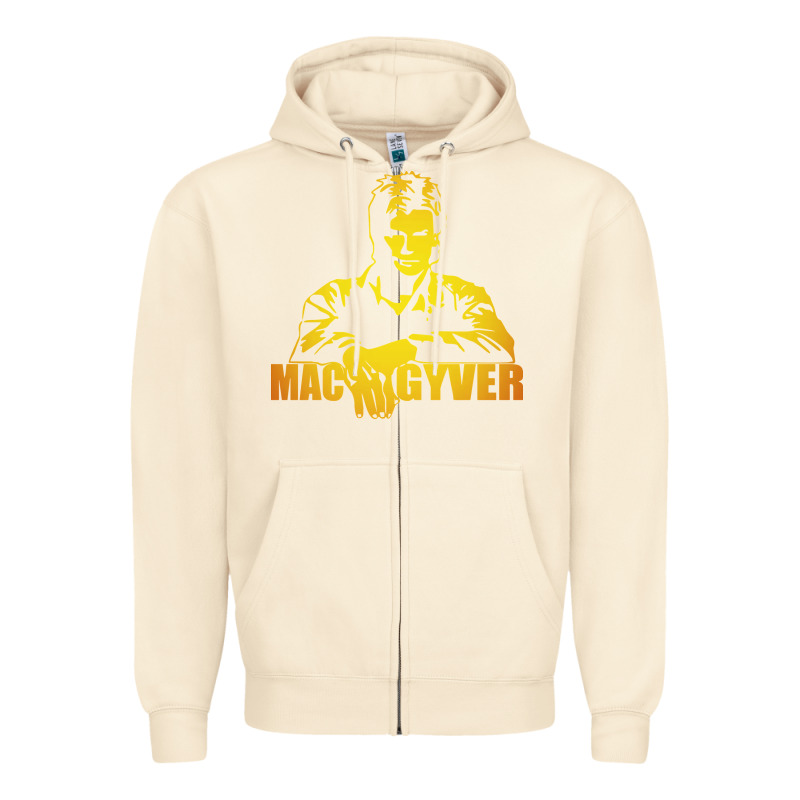 Macgyver Actor Movie Zipper Hoodie by artisFamous | Teevron