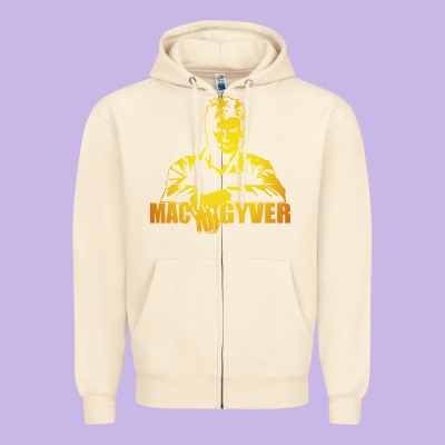 Macgyver Actor Movie Zipper Hoodie Designed By Artisfamous