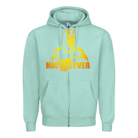 Seafoam macgyver actor movie Zipper Hoodie - artisFamous