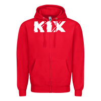 Red kix Zipper Hoodie - artisFamous