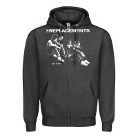 Charcoal Heather let it be the replacements Zipper Hoodie - artisFamous