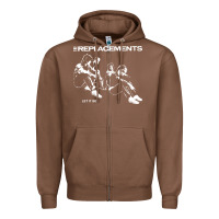 Chestnut let it be the replacements Zipper Hoodie - artisFamous