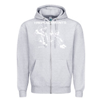 Heather Grey let it be the replacements Zipper Hoodie - artisFamous