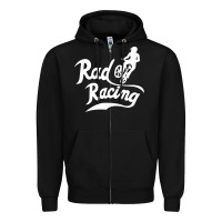 Black rad racing cycle classic Zipper Hoodie - artisFamous
