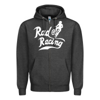 Charcoal Heather rad racing cycle classic Zipper Hoodie - artisFamous