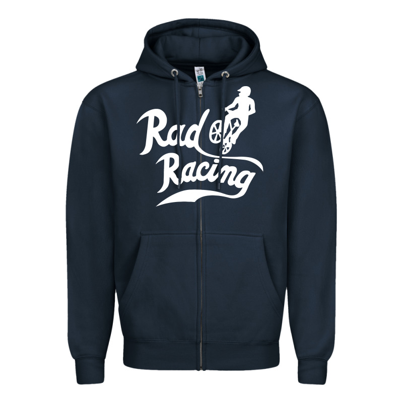Rad Racing Cycle Classic Zipper Hoodie by artisFamous | Teevron