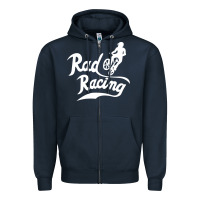 Navy rad racing cycle classic Zipper Hoodie - artisFamous
