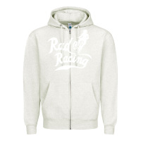 Oatmeal Heather rad racing cycle classic Zipper Hoodie - artisFamous