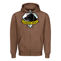 Chestnut diamond dogs classic Zipper Hoodie - artisFamous