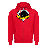 Red diamond dogs classic Zipper Hoodie - artisFamous