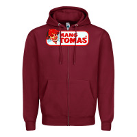 Burgundy mang tomas filiipino Zipper Hoodie - artisFamous