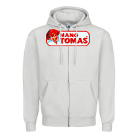 Dove Grey mang tomas filiipino Zipper Hoodie - artisFamous