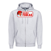Heather Grey mang tomas filiipino Zipper Hoodie - artisFamous