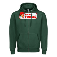 Sports Green mang tomas filiipino Zipper Hoodie - artisFamous