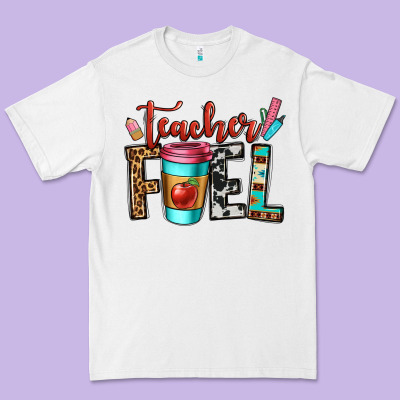 Teacher Fuel Premium Tee Designed By Oliviacreatesart