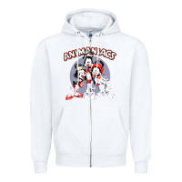 White it’s time for animaniacs Zipper Hoodie - artisFamous