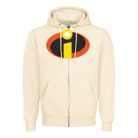 Sandshell incredibles crop top Zipper Hoodie - artisFamous