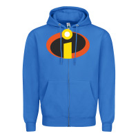 True Royal incredibles crop top Zipper Hoodie - artisFamous