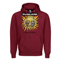 Burgundy sunflower sublime 40oz to freedom toddler Zipper Hoodie - artisFamous