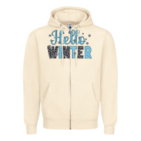 Sandshell hello winter Zipper Hoodie - JahusDesignShop
