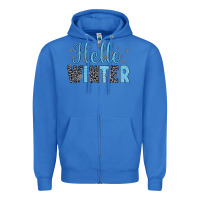 True Royal hello winter Zipper Hoodie - JahusDesignShop