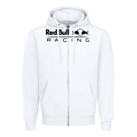 White red racing Zipper Hoodie - artisFamous