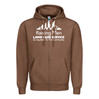 Chestnut raising men lawn care Zipper Hoodie - artisFamous