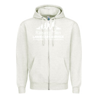 Oatmeal Heather raising men lawn care Zipper Hoodie - artisFamous