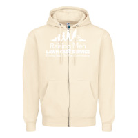 Sandshell raising men lawn care Zipper Hoodie - artisFamous