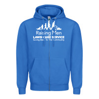 True Royal raising men lawn care Zipper Hoodie - artisFamous