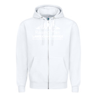 White raising men lawn care Zipper Hoodie - artisFamous