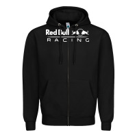 Black red racing Zipper Hoodie - artisFamous