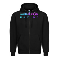 Black red racing Zipper Hoodie - artisFamous