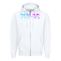White red racing Zipper Hoodie - artisFamous