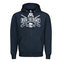 Navy row the boat minnesota Zipper Hoodie - artisFamous