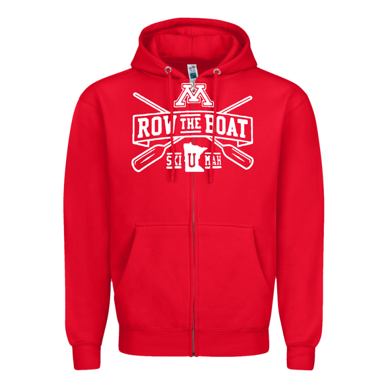 Row The Boat Minnesota Zipper Hoodie by artisFamous | Teevron