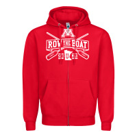 Red row the boat minnesota Zipper Hoodie - artisFamous
