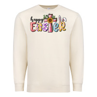 Sandshell Happy Easter With Cross Premium Sweatshirt - RanaPortraitStore