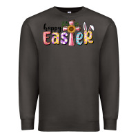 Smoke Happy Easter With Cross Premium Sweatshirt - RanaPortraitStore