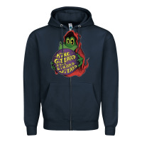 Navy The Little Crocodile Zipper Hoodie - artisFamous