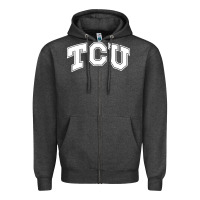 Charcoal Heather tcu Zipper Hoodie - artisFamous