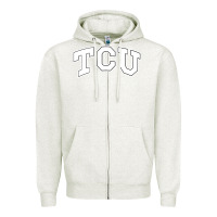 Oatmeal Heather tcu Zipper Hoodie - artisFamous