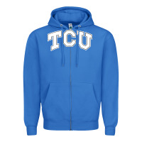 True Royal tcu Zipper Hoodie - artisFamous