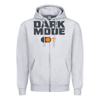 Heather Grey tennessee football dark mode Zipper Hoodie - artisFamous