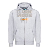 Heather Grey tennessee football dark mode Zipper Hoodie - artisFamous