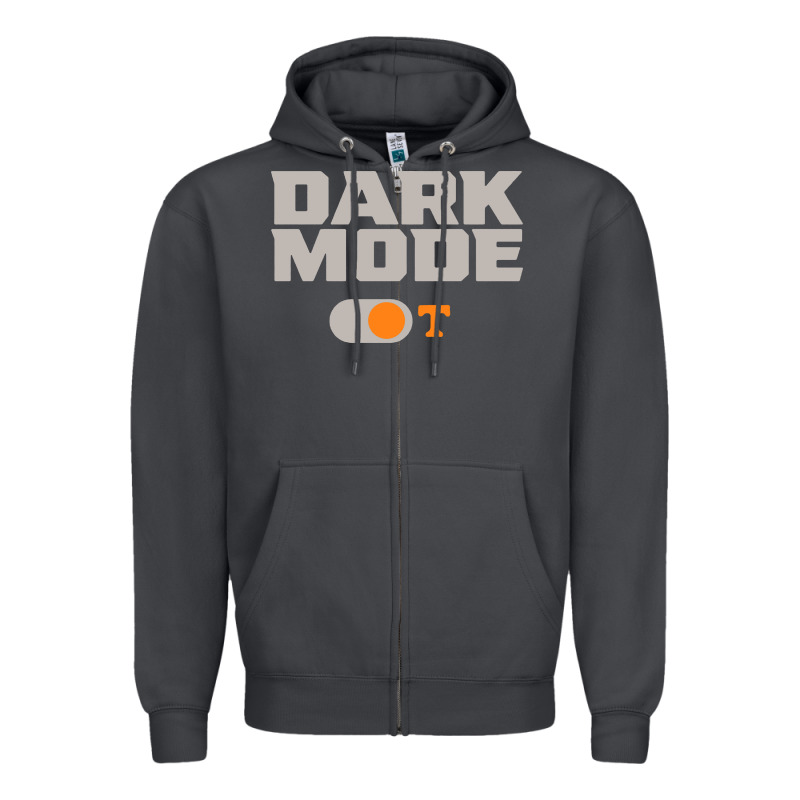 Tennessee Football Dark Mode Zipper Hoodie by artisFamous | Teevron